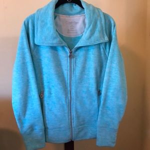 Calvin Klein plush women’s fleece zip up jacket